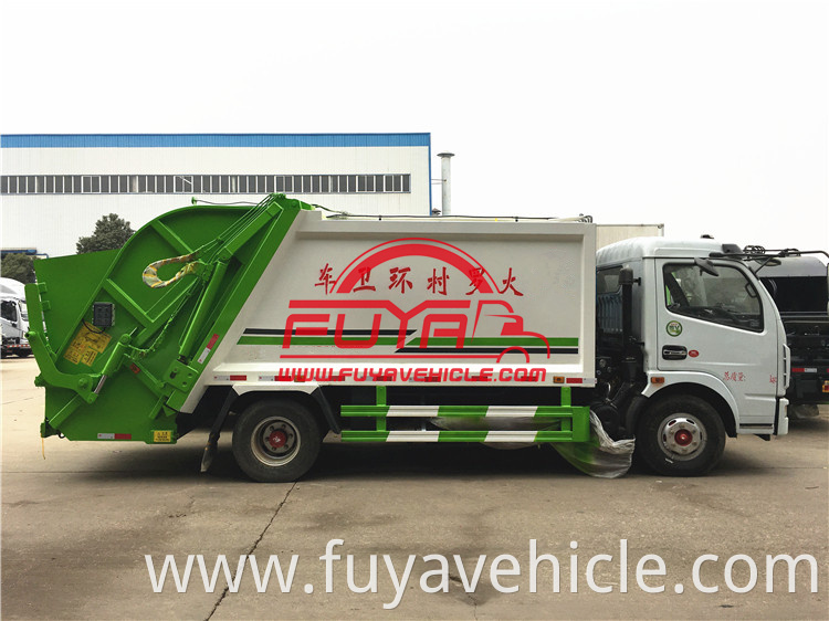 Dongfeng 4x2 Capacity 5t 6t Compress Garbage Truck Refuse Compactor Truck 3